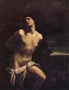 Guido Reni Saint Sebastien martyr dans un paysage oil on canvas
